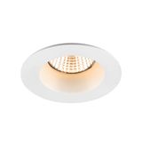 NEW TRIA® UNIVERSAL 68, recessed ceiling light, 2500/3000/4000K, 38°, IP 20 / IP 65, round, white