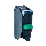 Single contact block, Harmony XB5N XB7N, silver alloy, screw clamp terminal, 1 NO