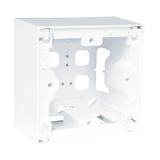 SURFACE MOUNTING BOX MODULAR WHITE