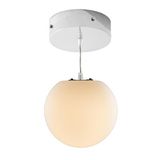 MODUS BAL OP, opal glass ball 200mm, rope susp., LED 840, no dimmable