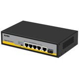 4-port Switch Gbit PoE at 1Uplink 1SFP