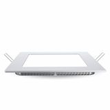 LED Premium Panel Downlight 6W - square 3000K, 420lm, 120ø