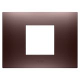 EGO PLATE - IN PAINTED TECHNOPOLYMER - 2 MODULES - COPPER - CHORUSMART