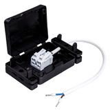 Installation box for connecting lights, 2x input, 1x output, 2-pole (1/2)