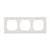 Quintuple frame, glass, silver pearl