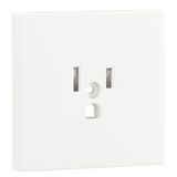 SAF C.PLATE F/EARTH SOCKET (USA NEMA) WHITE