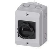 SENTRON, Switch disconnector 3LD, main switch, 3-pole, Iu: 25 A