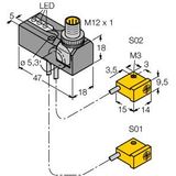 Inductive Sensor Monitoring Kit for Power Clamps   NI2-Q9.5-0.1-BDS-2AP6X3-H1141/S34