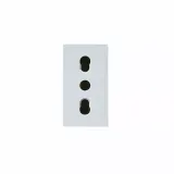 2x10/16A + E - 250V - shuttered