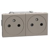 Light Now - socket french duplex stone