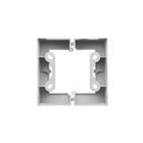 Single contact push button without pictogram, (module), Simon 24, IP20/IP44, 10AX, 10A, graphite mat
