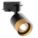 TRACK 1-PH SPOT LUXE GU10 BK OSRAM