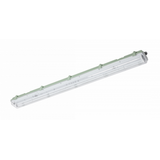 Hermetic luminaire HELIOS BIS, for T8 LED single-sided power supply, G13, IP65, AC220-240V, 2x120cm, ABS/PS