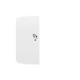 Rocker, 2gang left, with “Dimmer” icon