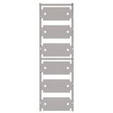 ClipCard, Device markers, 30 x 60 mm, With hole, grey