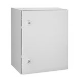 Wall-mounted enclosure 1 door IP66 H=500 W=400 D=300mm