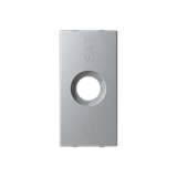 TV outlet cover plate - 1M - Silver