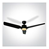 Fanlight-6 22W 2000lm 3K-4K-5,5K CRI85 Dimm IP20 230V black