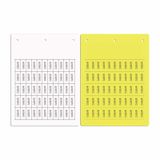PVC tag, 15x49mm, white color, for SmartPrint-Plus for TUB5015