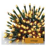 Classic 80 LED Christmas Lights 8m Vintage, Green Wire, IP44, Timer