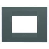 GEO PLATE - IN PAINTED TECHNOPOLYMER - 3 MODULES - TEAL - CHORUSMART