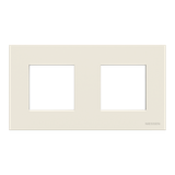 Frame 2-gang / 2+2-modules - IP44 - White
