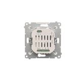 Single socket outlet with Schuko earthing, satin, metallized, 16A