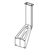 Charging station accessory EVB pole for wallmounting