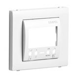 COVER PLATE F/MULTIF CHRONOTHERMOSTAT MAT WH