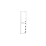FRAME 2+2 FOR TRIPLE OUTLET WHITE 12-PACK