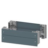 Base corner pieces with cover H: 200 mm W: 600 mm