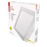 LED panel panel, square, 18W, warm white