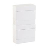 Wall-mounted distribution board SRn-2x8/B (16)  (N+PE)