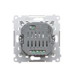 Single IEC antenna socket - male terminal, (module), Simon 24, IP20, black matt