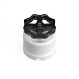 Switch/Diverter in white porcelain with knob