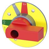 supplementary handle for door mounted rotary operator EMERGENCY STOP accessory for: 3VA52; 3VA61/62 SENTRON 3VA