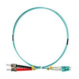 FO Patchcord Duplex LC/UPC - ST/UPC, 50/125æm OM3,  1.0m