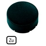 M22-XDH-S-D2 Button plate, raised black, TO