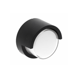 LED facade luminaire CANTI II, 12 W, 1000 lm, IP65, 4000K, round, black