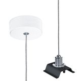 SLOIN slim ASI2 E-L BK/WH - Cord suspension incl. ceiling rose