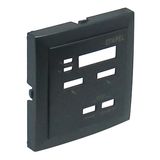 COV PLAT F/GEN BLIND CTRL MOD W/IR CTRL GRAY