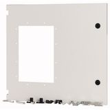 XTMPIX16WD-H550W600 Front door for IZMX16, withdrawable, HxW=550x600mm, IP55, grey