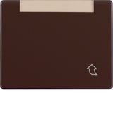 Hinged cover, high, lab. field, arsys, brown glossy