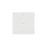 Single button for roller blind switch and pushbutton, (rocker), Simon 24, IP20, white