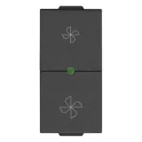 Dimmer for fans 120V carbon matt