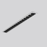 BeamLine Slim, 36 W, 3250 lm, 940, silver, on/off Recessed ceiling lum