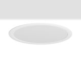 TOLEDO FLAT round, 30 W, 3150 lm, 827-865, white, DALI Recessed downli