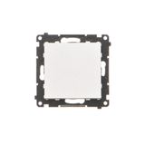 Single switch, 10AX, matt aluminum