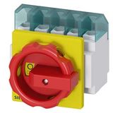 SENTRON, Switch disconnector 3LD, emergency switching-off switch, 3- pole, Iu: 25 A