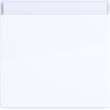 Flip chart single, text field, A.x/C.x, light white glossy